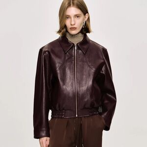 Source Unknown Leather Jacket